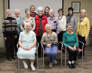 Members of the Southwest Medical Center Auxiliary attended a ceremony during January to celebrate more than 60,000 hours of combined service to Southwest Medical Center and the community.